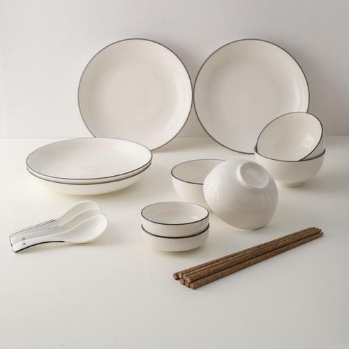 栢士德 居家餐具用品 陶瓷餐具套装bst
